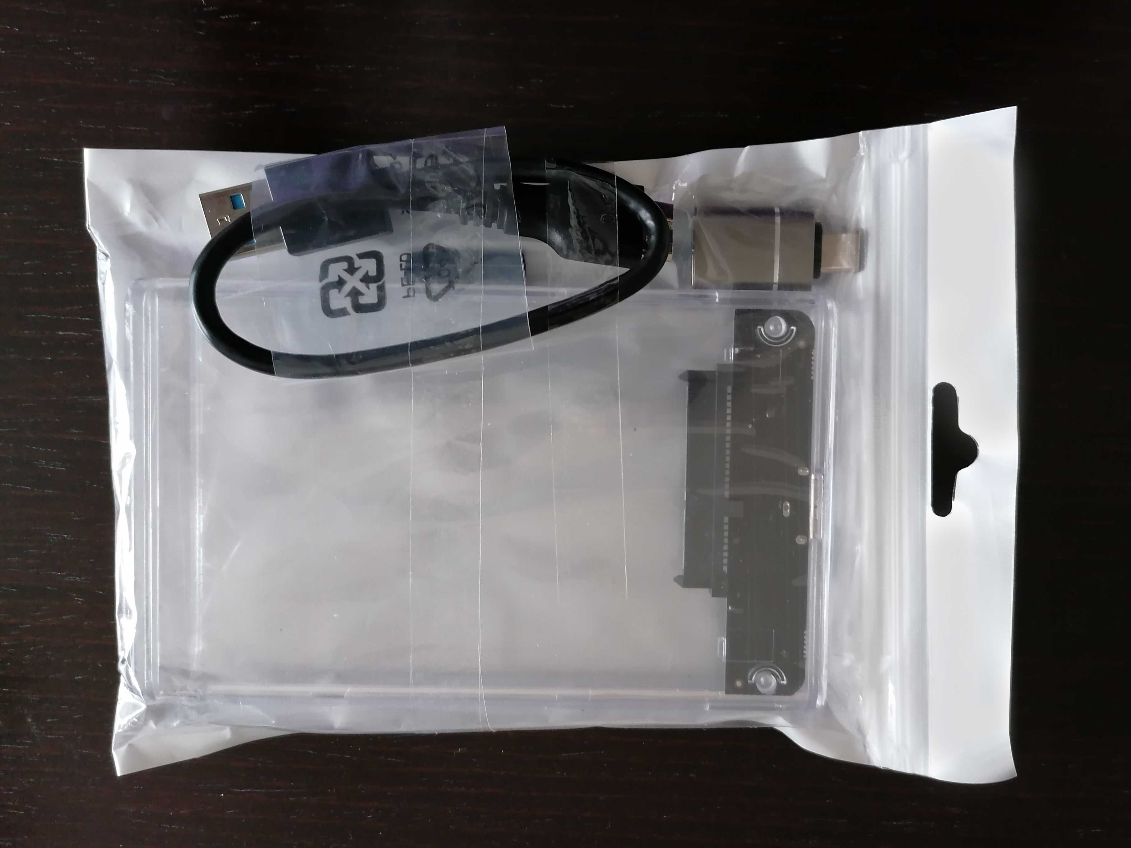 Кутия за хард диск 2,5 USB 3.0 HDD /SSD + Type C адаптер