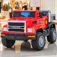 Basculanta electrica pt. 2 copii Kinderauto 4WD Truck 180W 12V Rosu