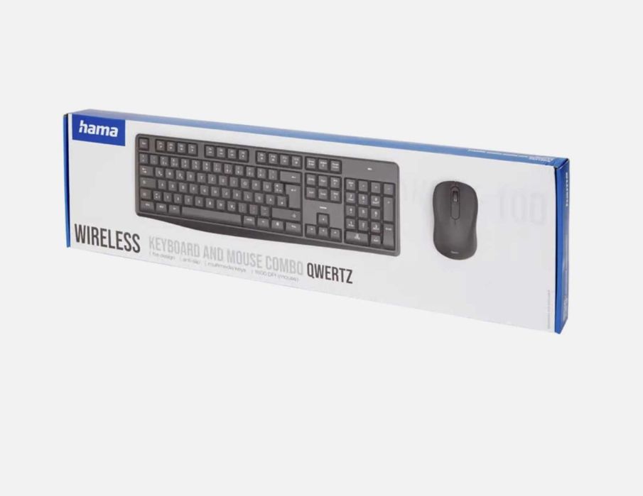 Безжичен комплект Hama AKMW-100 – клавиатура + мишка!ТОП Цена!