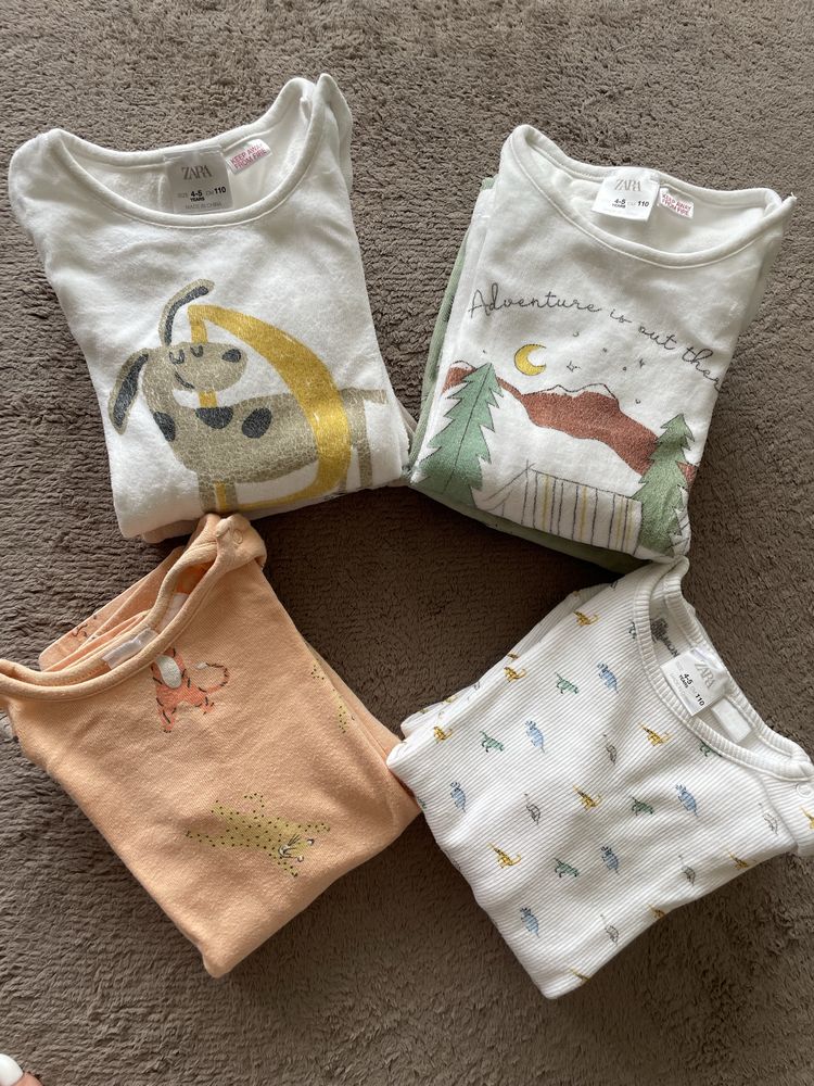 2 Детски пижами Zara 110, 4-5 години