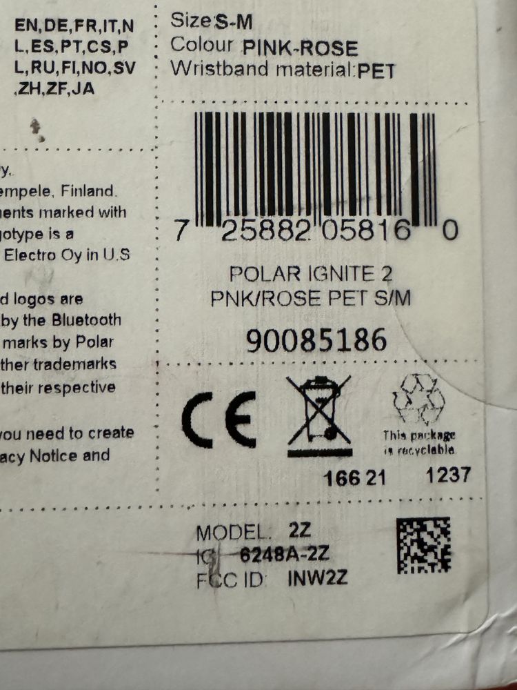 Smartwatch Polar Ignite 2