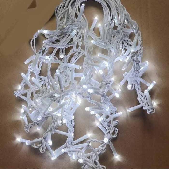 12метра Висящи Коледни Лампи ВЪНШЕН Монтаж