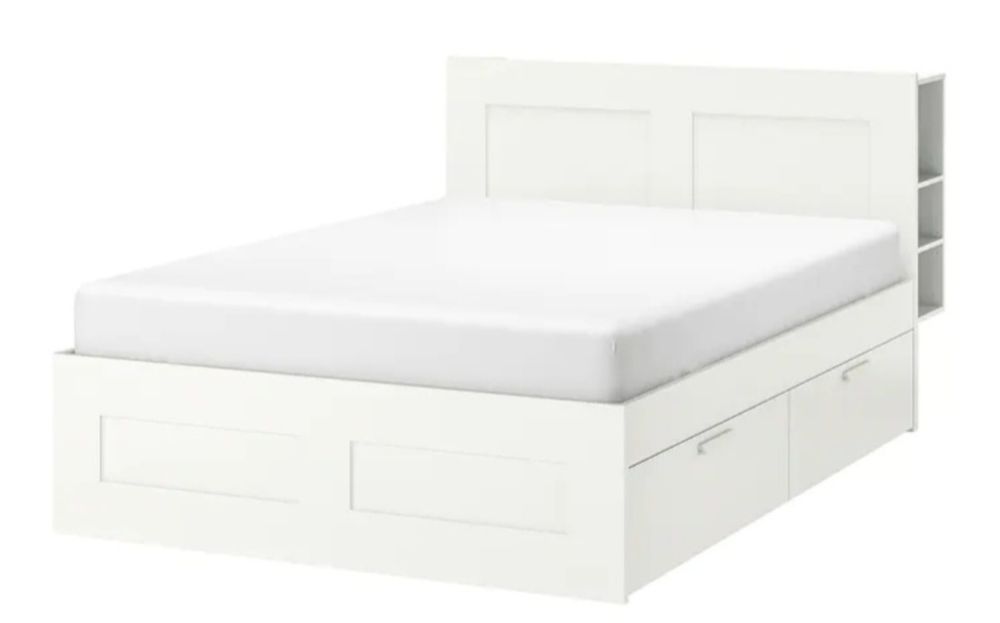 Продам кровать IKEA BRIMNES с изголовьем