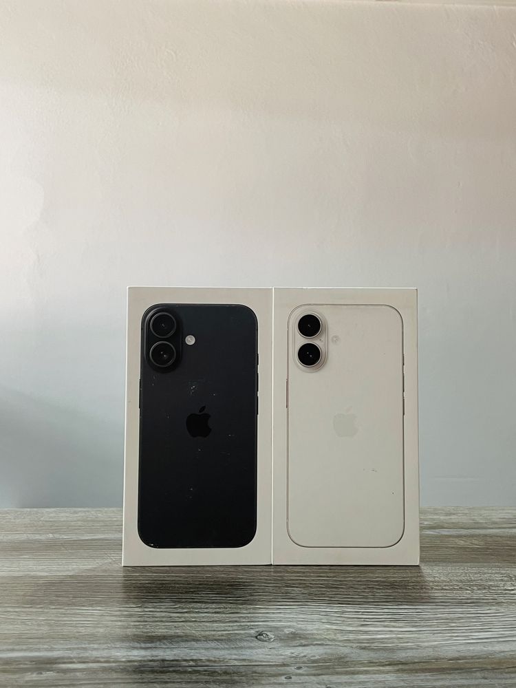 iPhone 16 Black/ White Titanium, 128GB