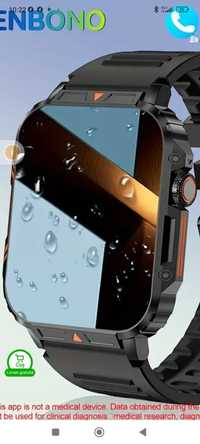 Smartwatch SenBono  Militaru ,nou nouț ( 0 min folosință)