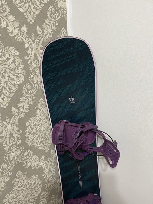 Placa snowboard 143 cm nideker cu legaturi boots nideker