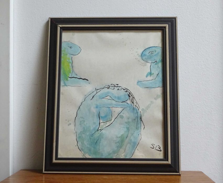 Tablou Sabin Balasa, “Speranta” | tehnica mixta deosebita