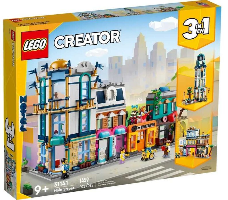 НОВО LEGO Creator 3 в 1 31141 - Главна улица