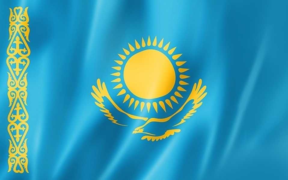 Флаг Казахстана новый Қазақстан Туы Байрақ Жаңа