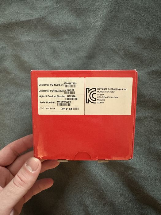 Multimetru profesional Keysight U1231A – nou, nefolosit