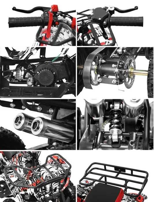 ATV Copii Graffiti pe Benzina 49cc