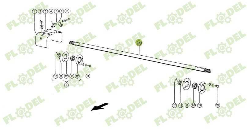 Ax canal alimentare combina CLAAS 40x1933mm 645006