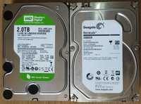 HDD Seagate 2Tb (2000 Гб) & HDD WD Green 2 Tb (2000 Гб)