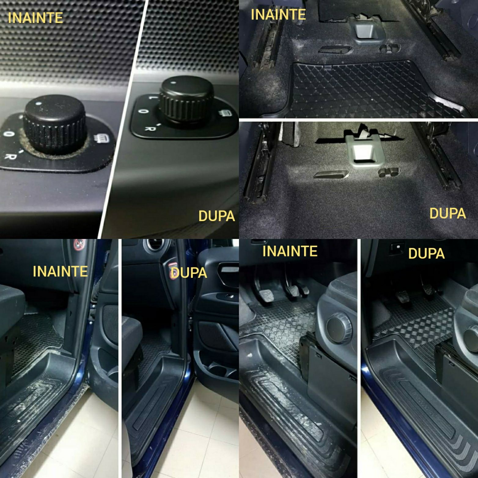 Detailing interioare curatat auto polish exterior si tapiteria