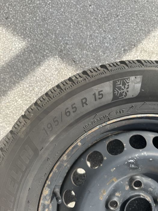 Set 4 anvelope iarna , Michelin , 195/ 65 R 15