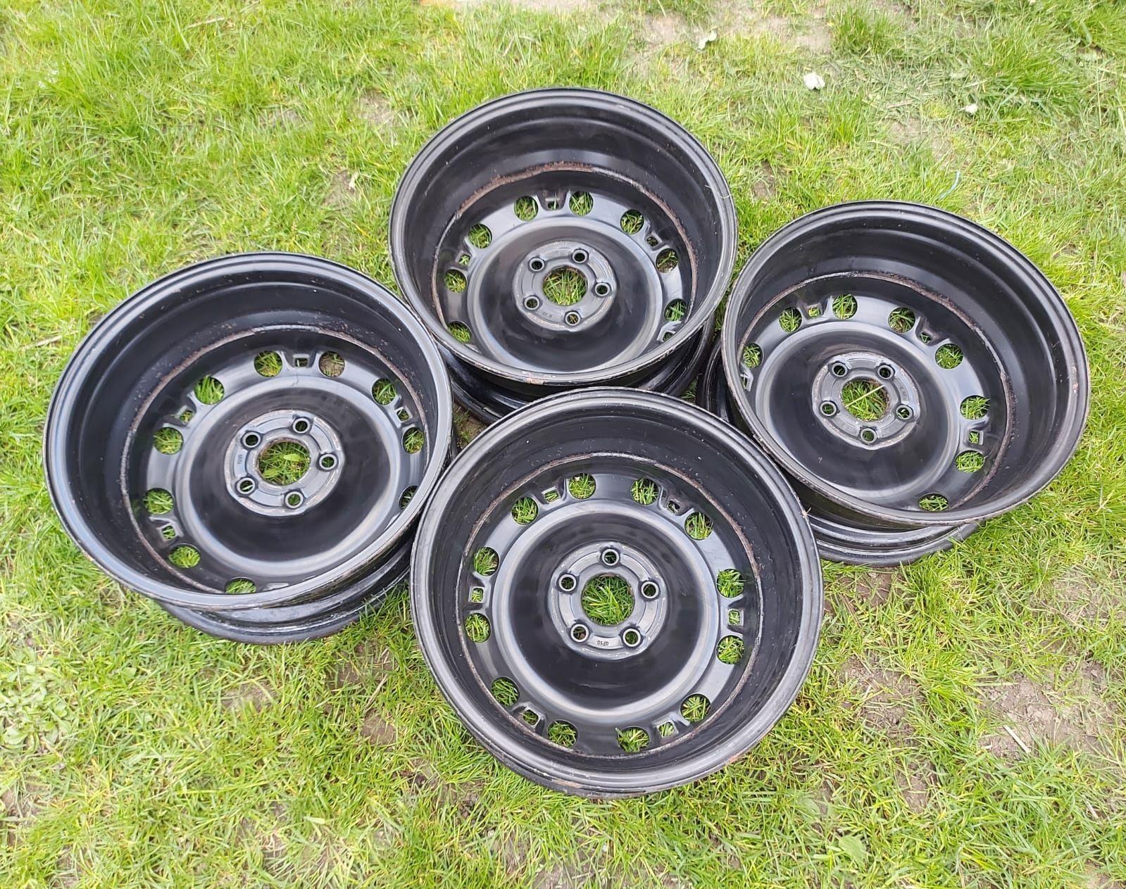 Set 4buc jante oțel VW Audi Skoda R15 seria 6Jx15H2 ET38 - 5x100