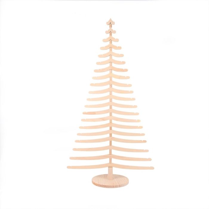 brad copac ornament iarna decor craciun din lemn 130 cm crealia