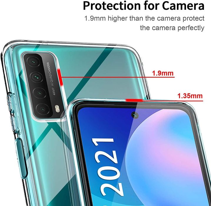 Husa din silicon pt P40 Lite, P40 Lite E, P Smart 2021