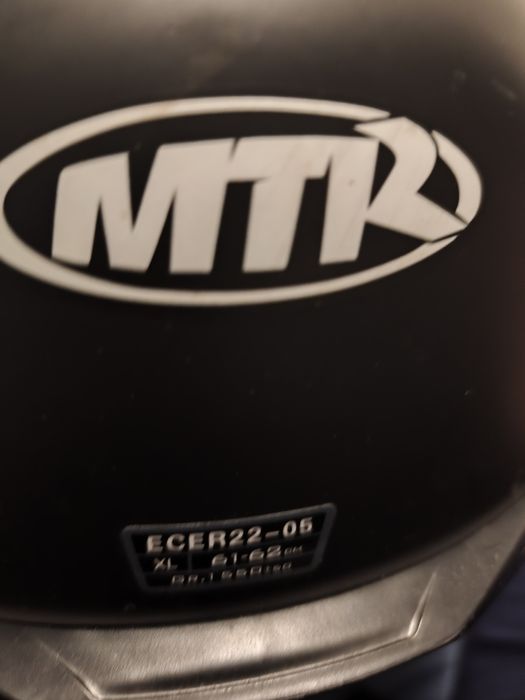 Casca moto MTR xl + protectie super shield + genunchiere 1,90