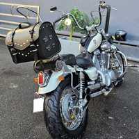 Geanta/Topcase piele portbagaj moto Yamaha/Honda/Kawasaki/Suzuki/etc