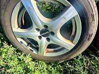 4 алуминиеви джанти RONAL 16 цола 5Х100 с гуми BARUM 205/55R16