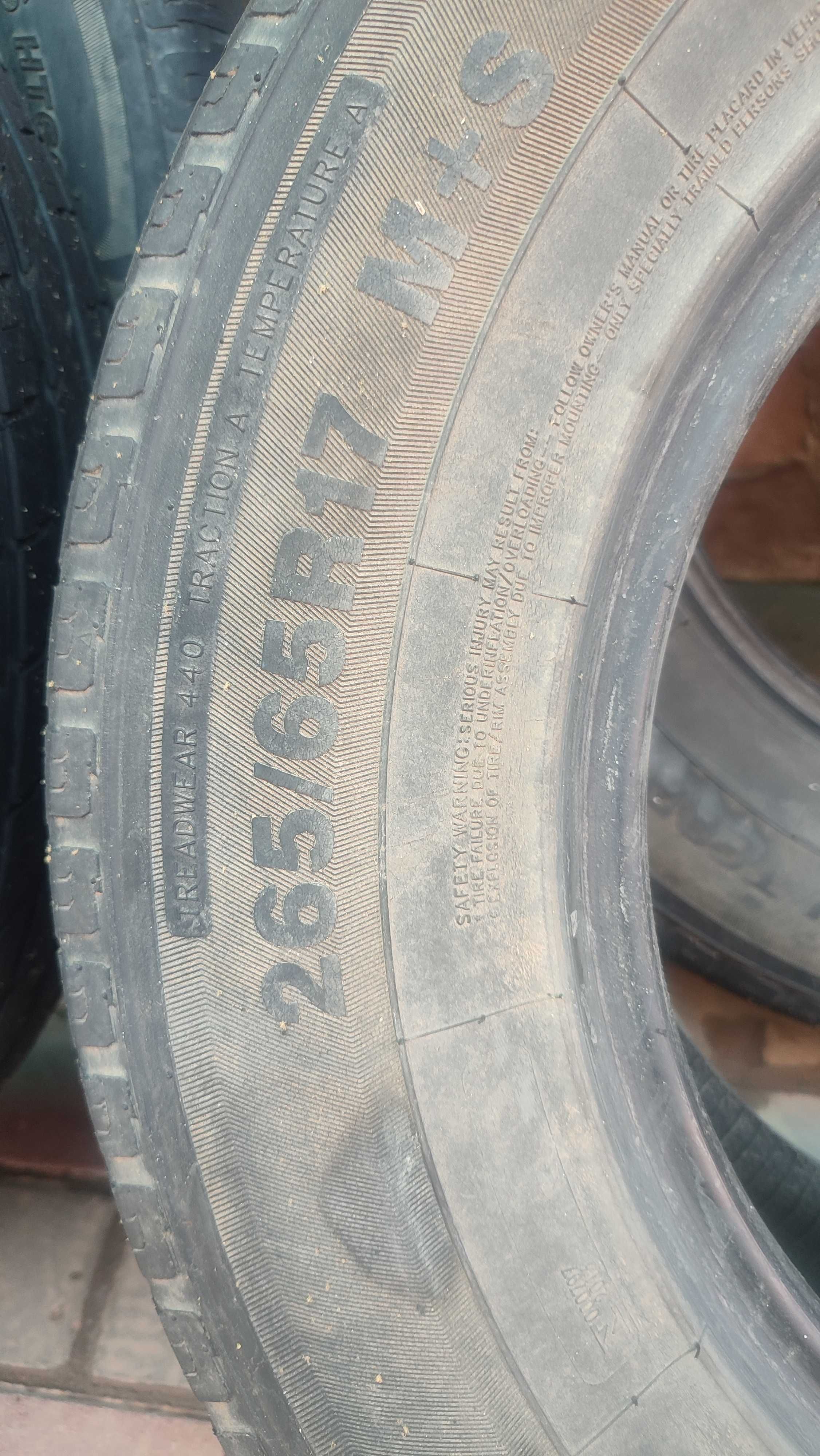 Продам летнюю шину 265/65 R 17