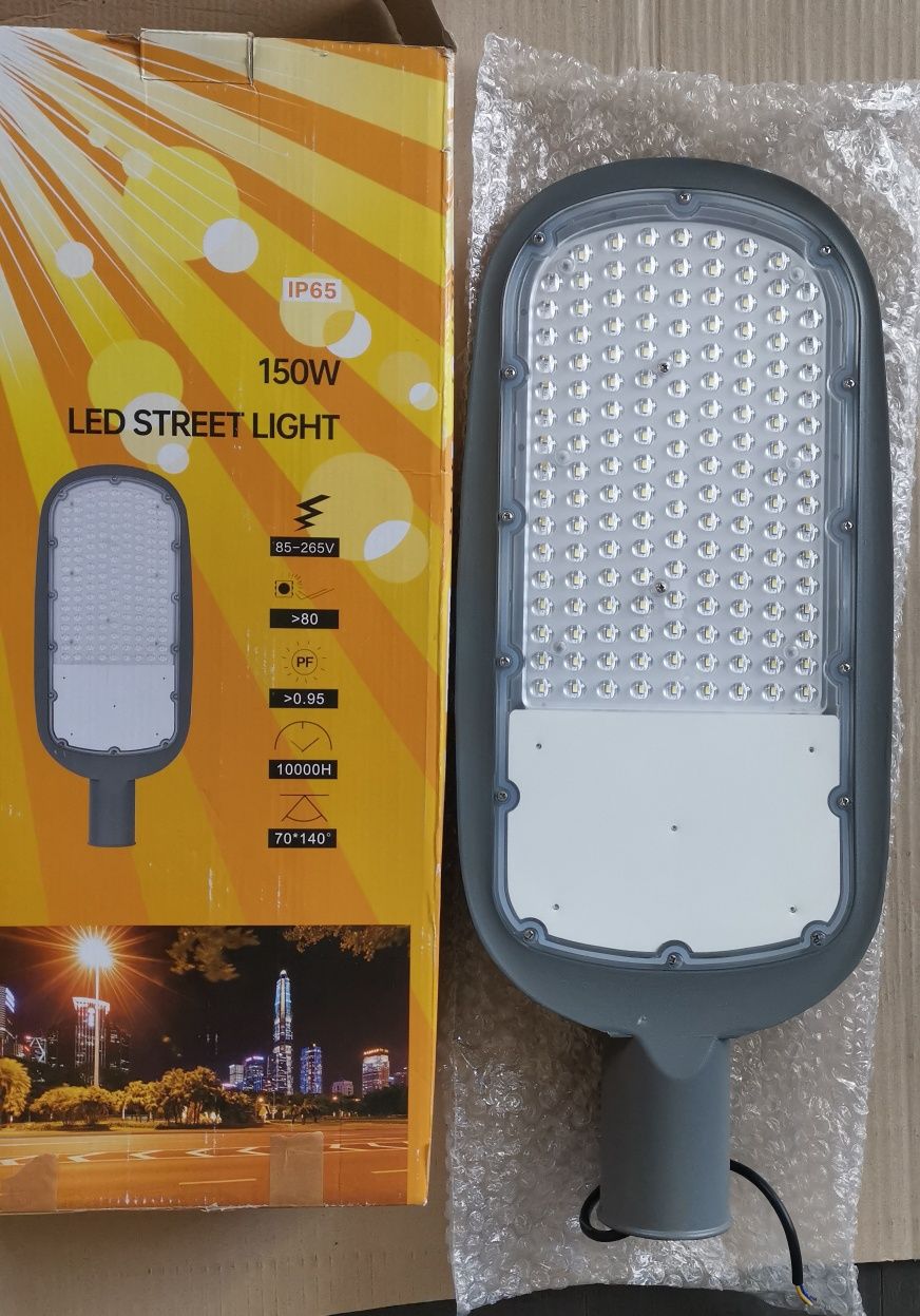 Външни Улични лампи LED осветителни тела за паркинг, 150W 15000 лумена