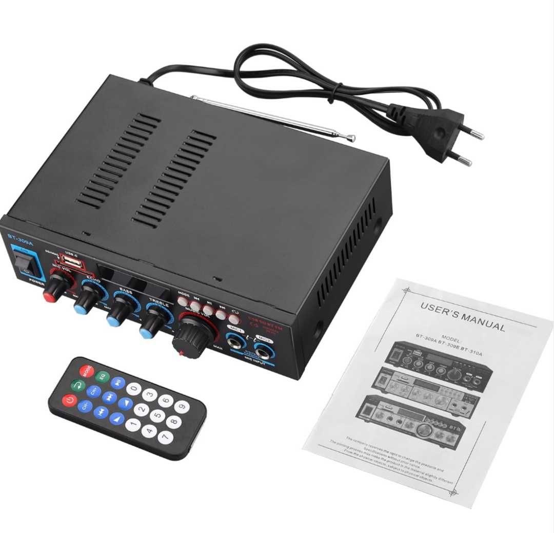 Усилвател BT309A FM USB BT 2CH x 30W RMS