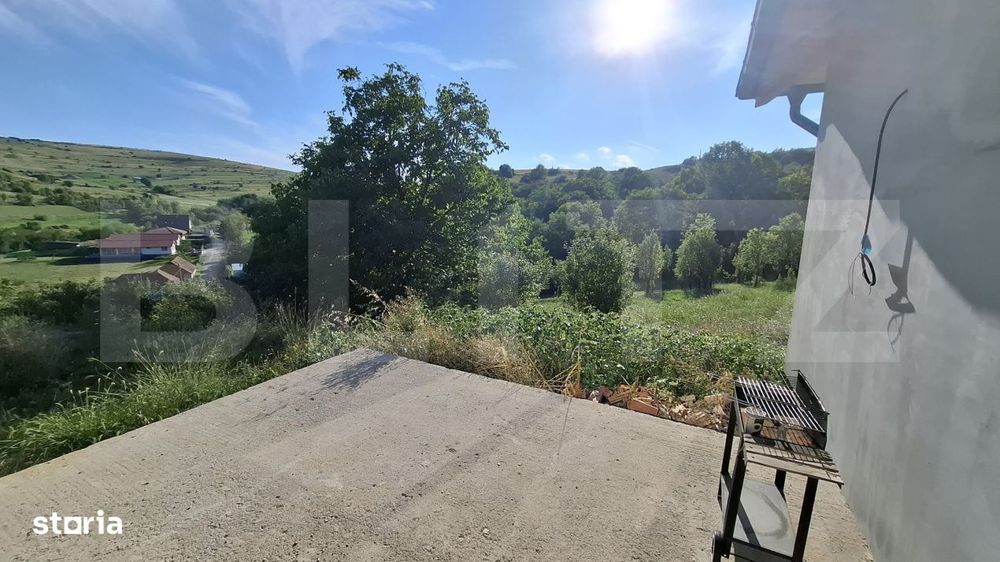 Casa pe un nivel, cu teren 2997 mp, panorama superba,Suceagu