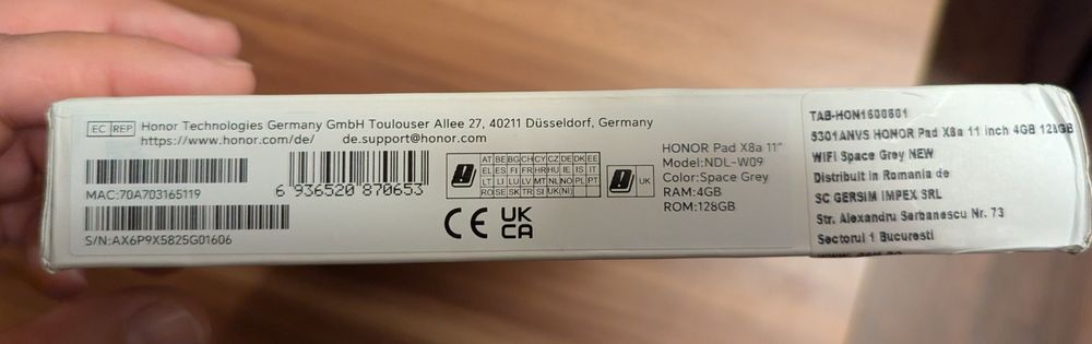 Tableta Honor Pad X8a 11 inch sigilat