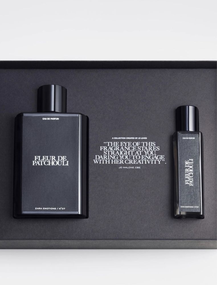 Apa parfum Zara & Jo Malone - Fleur De Patchouli- cadou premium