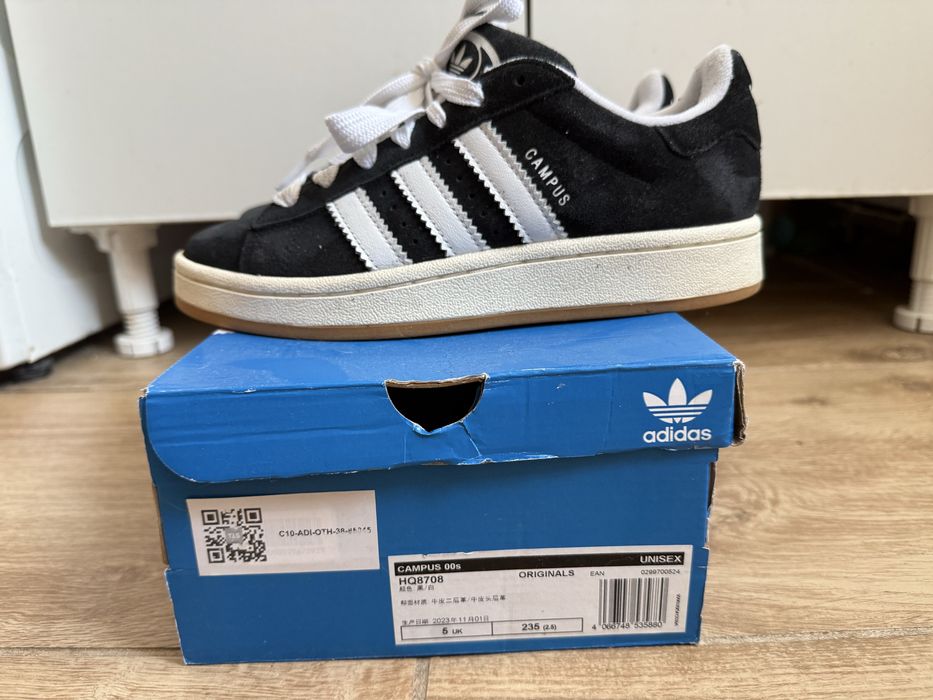 Adidas Campus 00’s Black, marimea 38
