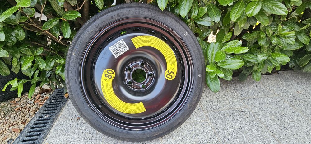 Janta anvelopa Rezerva Original Audi A5 A4 125/70 R19 100M 8W0601027C