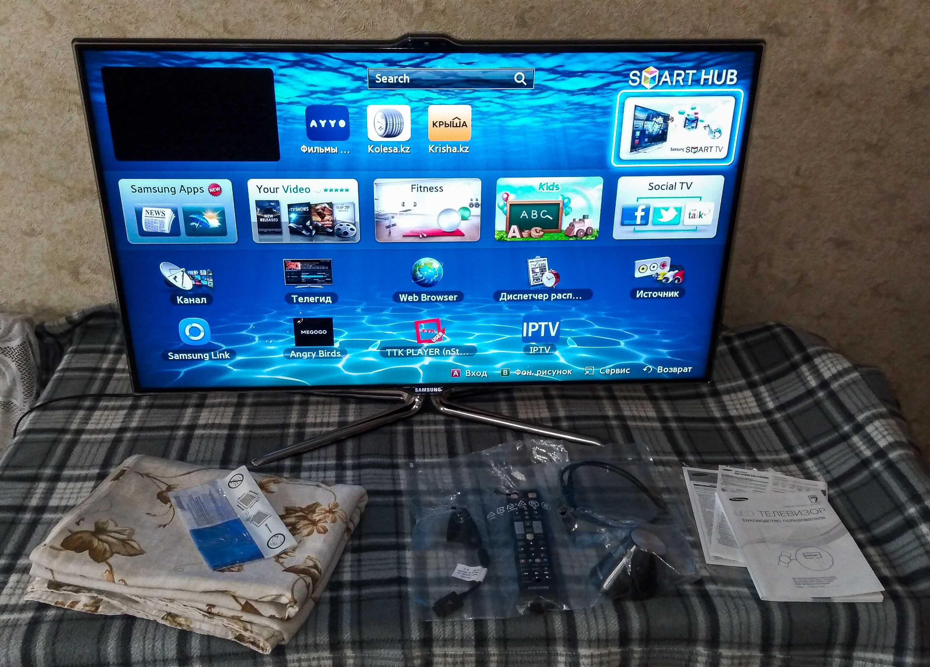 Телевизор Samsung 3D LED SMART TV UE40ES7507U Cерия 7