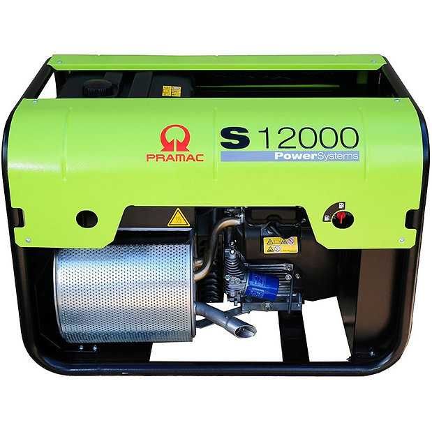 Generator de curent 400/230V benzina 11.1 kW PRAMAC S12000 AVR+DPP+ATS