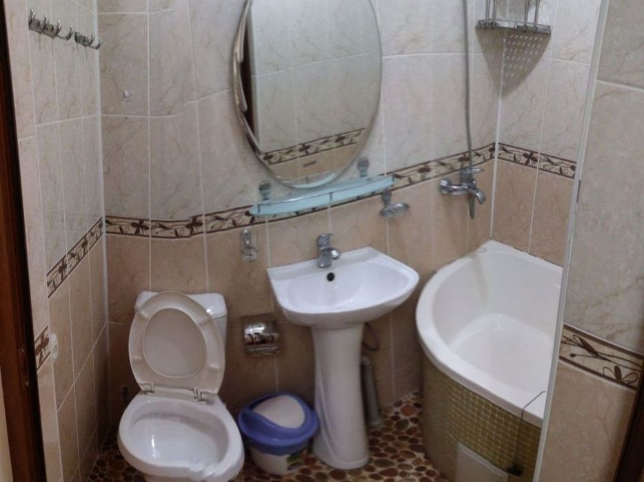 3 хонали,хар бир хонасида санузел бор  квартира ижарага берилади