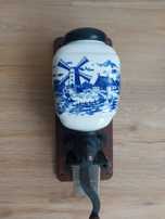 Accesoriu decorațiune înfrumusețare ceramica lemn Olanda Delft 1960