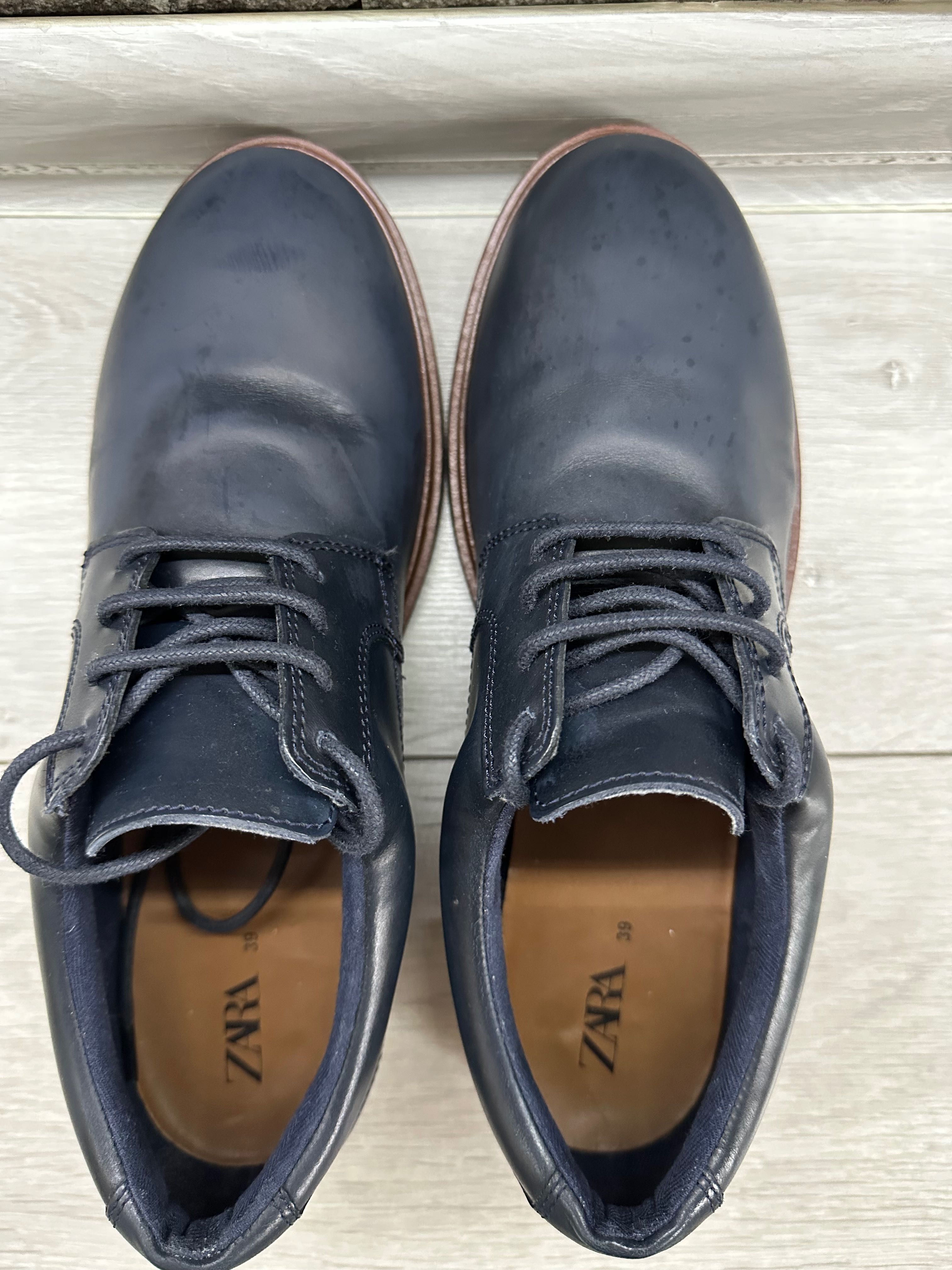 Детски кожени обувки Zara