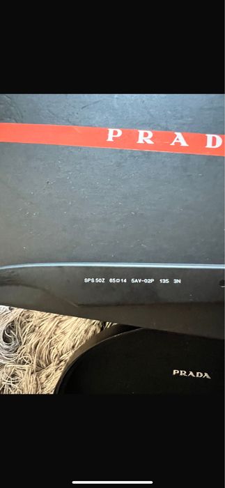 Ochelari de soare Prada PS50 ZS Linea Rossa - Black / Gradient Brown