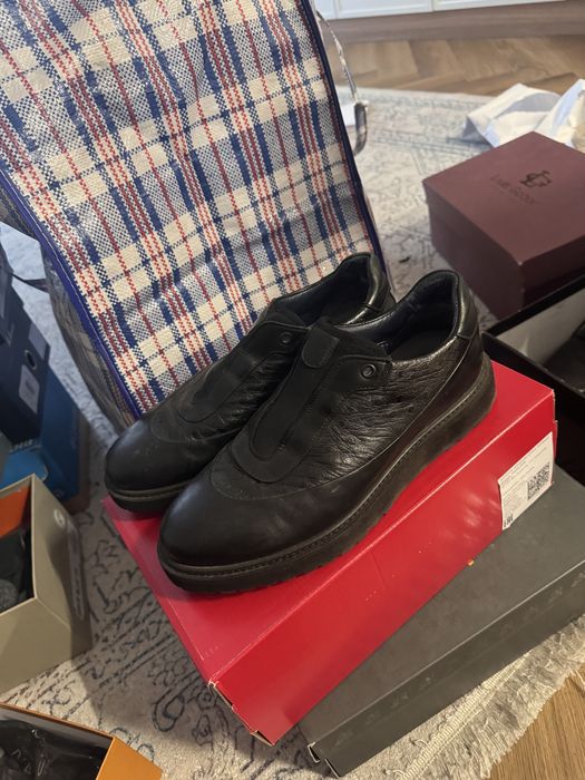 Классические кроссовки , кожа