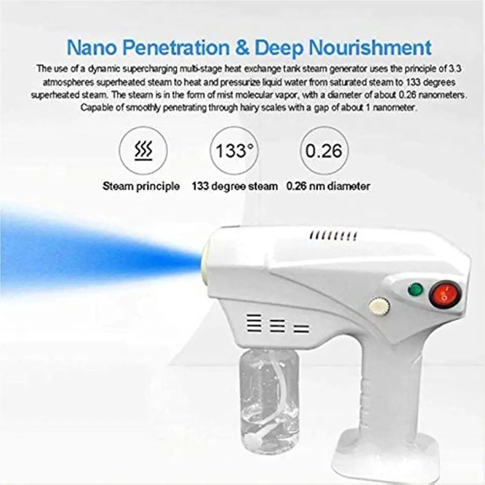 Нано парогенератор за терапии на коса, хидратиращ спрей за грижа