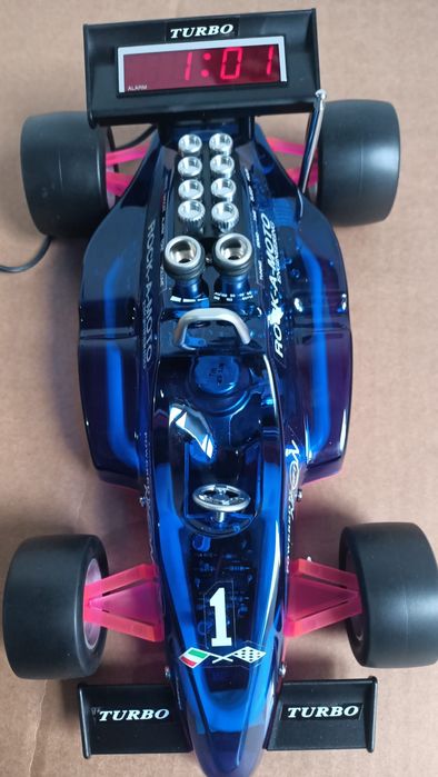 Radio Cu Ceas Nou Cu Neon Alarmă Cu Sunet Motor F1 Mașinuță Formula 1