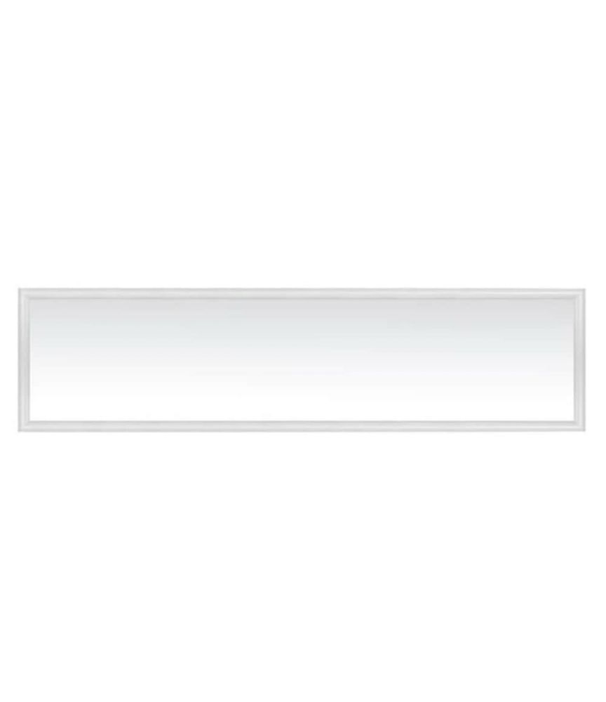 Стенно огледало Home, Правоъгълно, MDF, 120 х 30 см, Сив, Черен, Бял