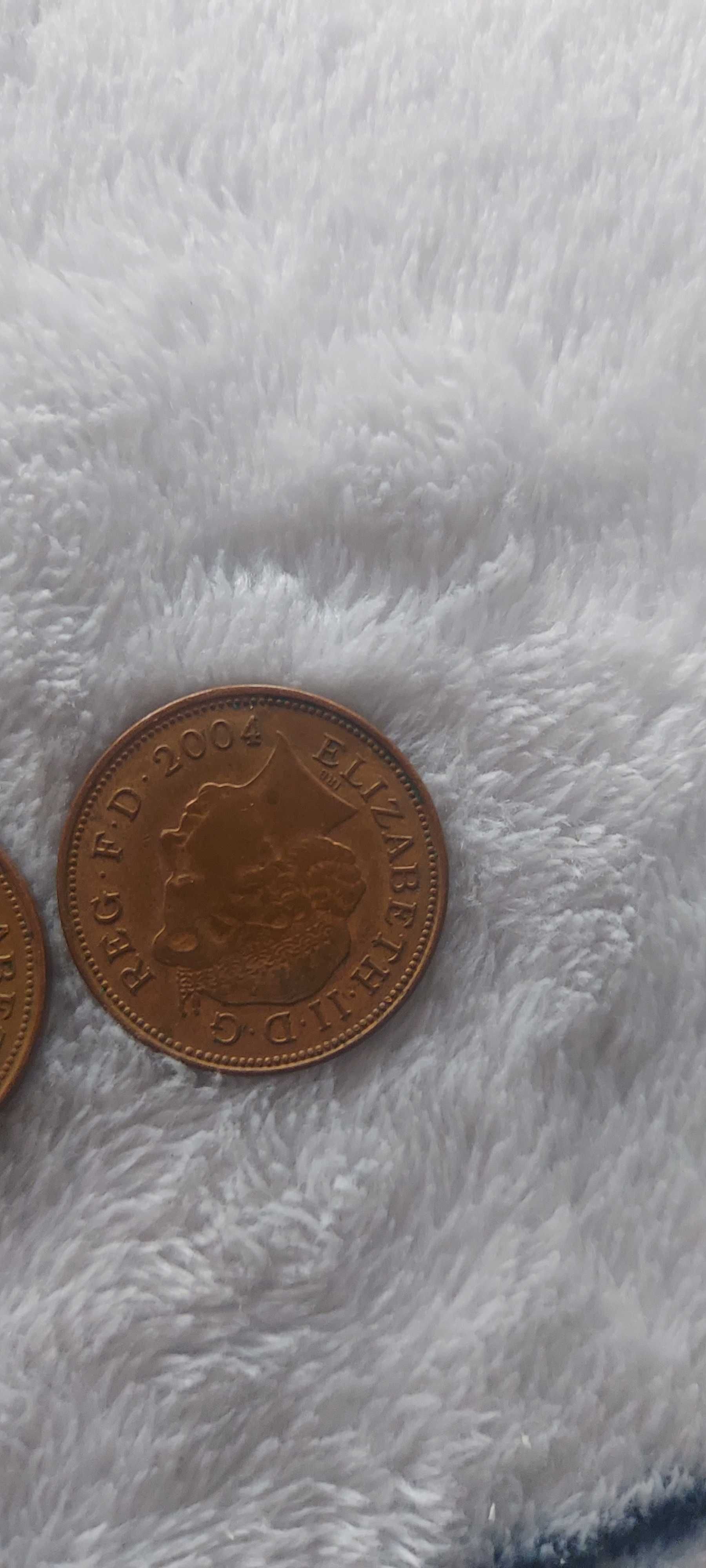 Monede vechi foarte rare 2 new pence 1971 si 1980 si 2 two pence