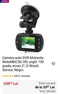 Camera Auto Motorola MDC50 HD,unghi 130 grade,ecran 2",G-Shock senzor