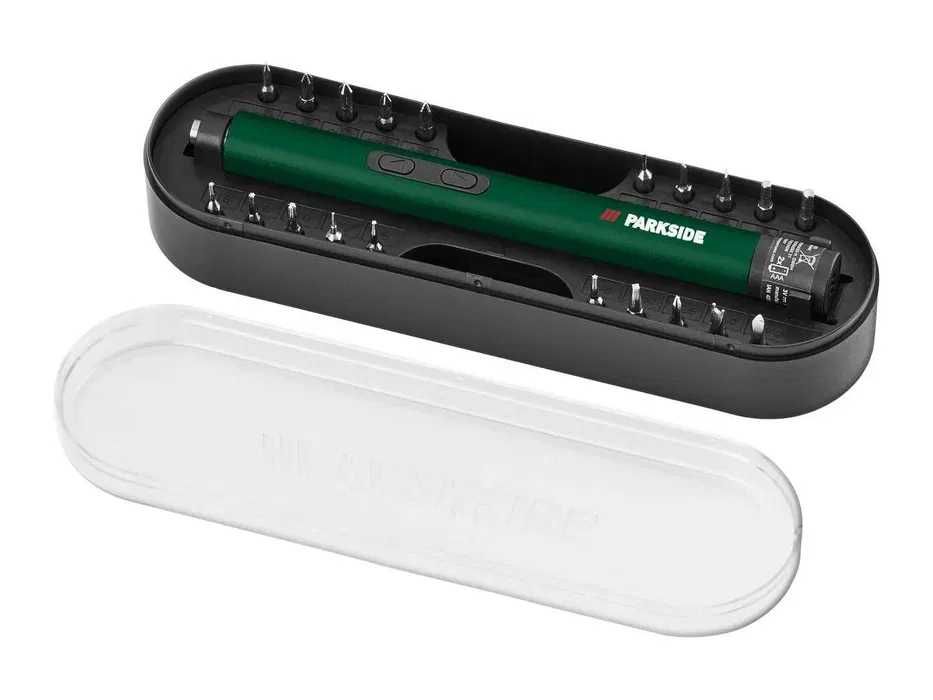 Șurubelniță electrică de precizie GSM, CALCULATOARE + 20 de biți, NOUA