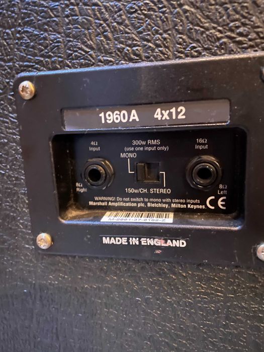 Продавам лапмова глава Маршал Jcm 2000 и кабинет Маршал JCM 900 1960