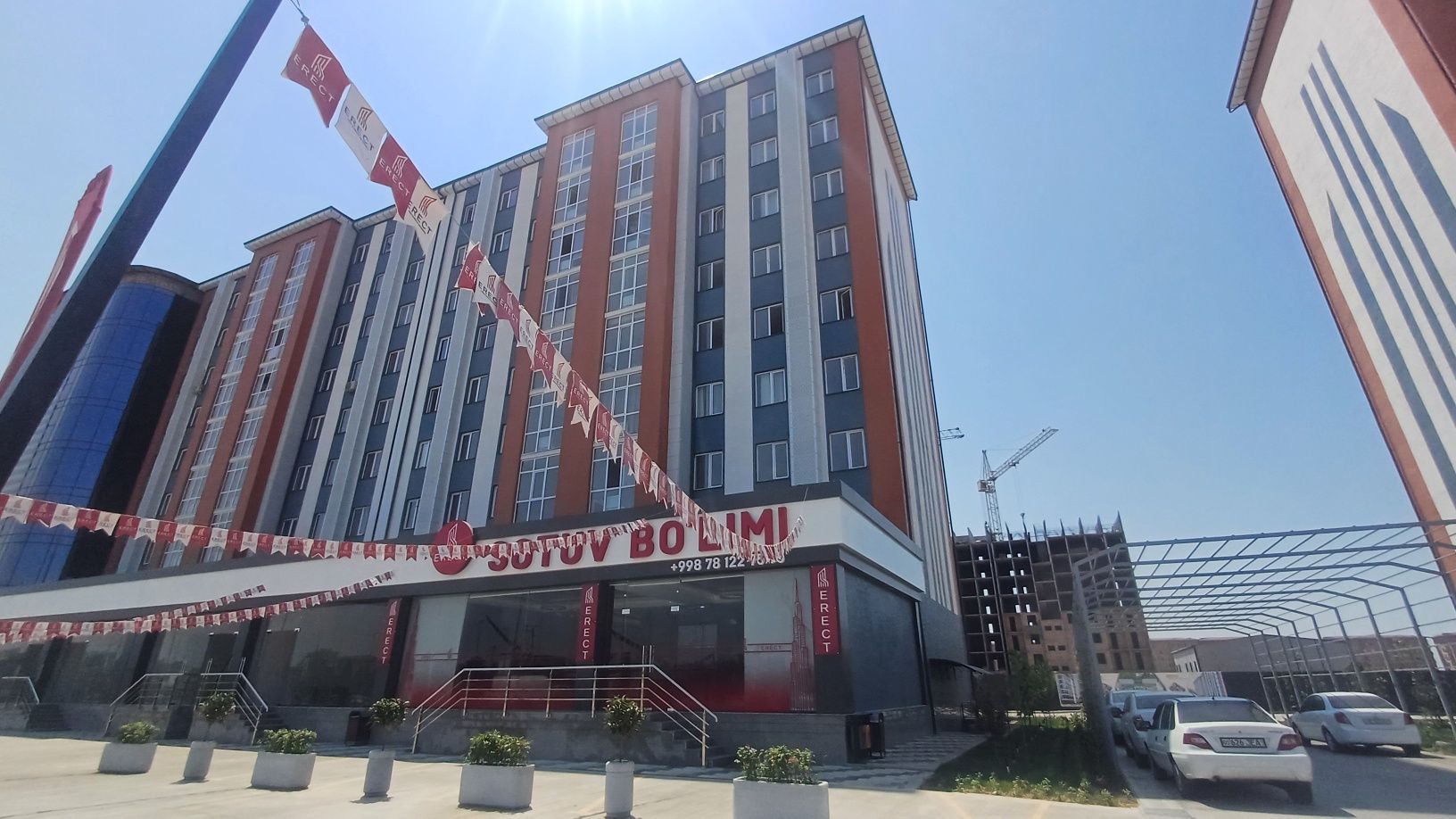 Янги блоклар сотуви бошланди Янги Нурафшон тжм ERECT Qurilish