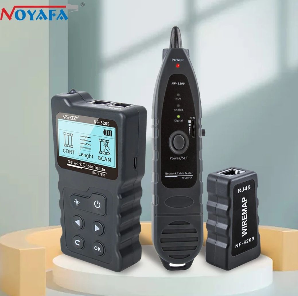 Noyafa NF 8209 Многофункциональный кабельный Lan тестер