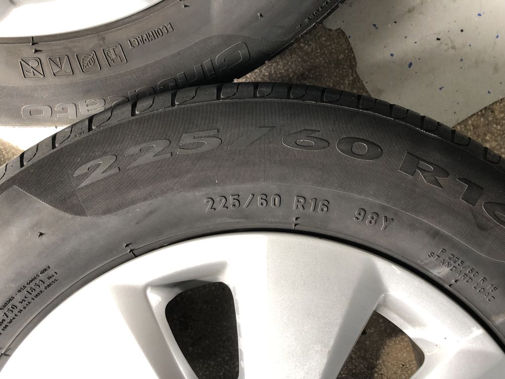 Roti Audi A6 C7 R16 cu anvelope Pirelli 225/60R16 vara